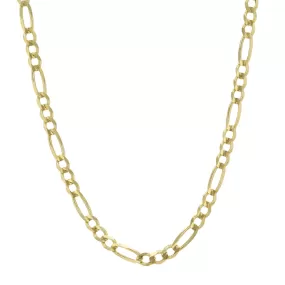 14K Yellow Gold Solid Figaro Chain - 223639