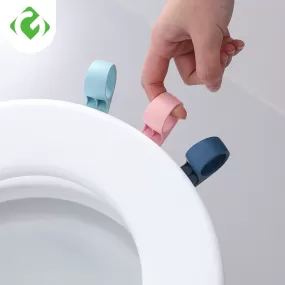 1Pc Portable Wc Toilet Cover Lifting Device Avoid Touching Toilet Lid Handle Bathroom Cartoon Snail