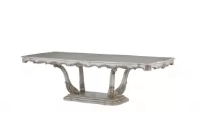 44 Off White Solid Wood Dining Table