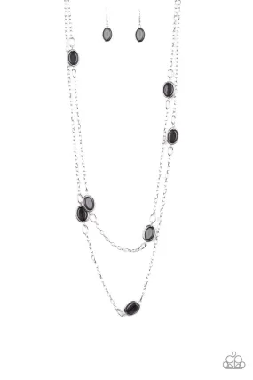 Back For More Black Necklace - Paparazzi Accessories