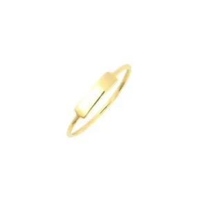 BAR RING 14K