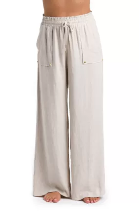 Delphine Coast Palazzo Pant Cover Up