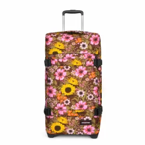 EASTPAK TRANSIT'R Medium POPFLOWER BROWN