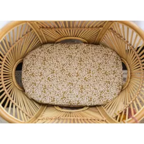 Gold Vine Bassinet Sheet/Change Mat Cover