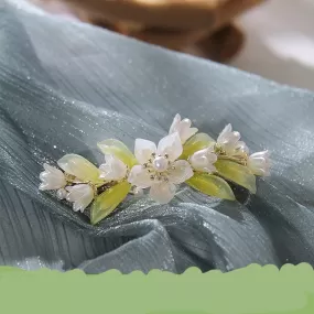 Lily of the Valley Flower Hair Clip Wedding Bridal Hair Accessory