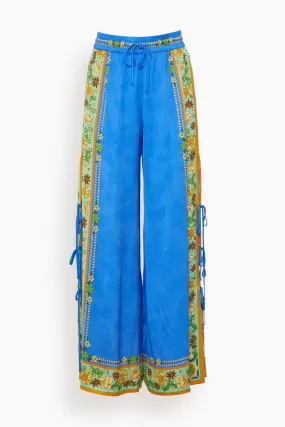 Linda Pant in Cobalt