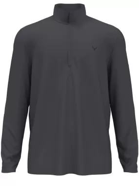 Mens Solid Sun 1/4 Zip Pullover