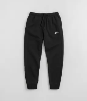 Nike Club Fleece Joggers - Black / Black / White