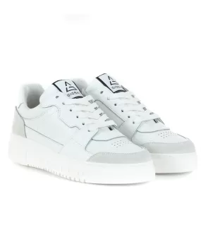 Scarpe Uomo Sneakers Ecopelle Camoscio Basic Bianco Casual Sportive GIOSAL-S1220A