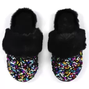 Shiraleah Fiesta Adult Slippers - Black