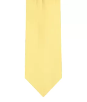 Tie & Pocket Square - Banana Yellow