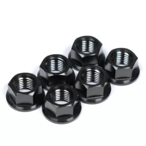 Triumph 1200 Speed Twin Titanium Sprocket Nuts, All Models, Black